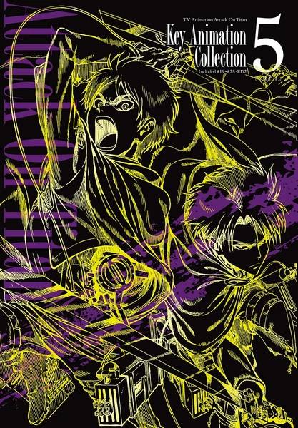 PONYCAN TV Animation Attack On Titan Key Animation Collection Volume 5 Art Book 3 PONYCAN TV Animation Attack On Titan Key Animation Collection Volume 5 Art Book