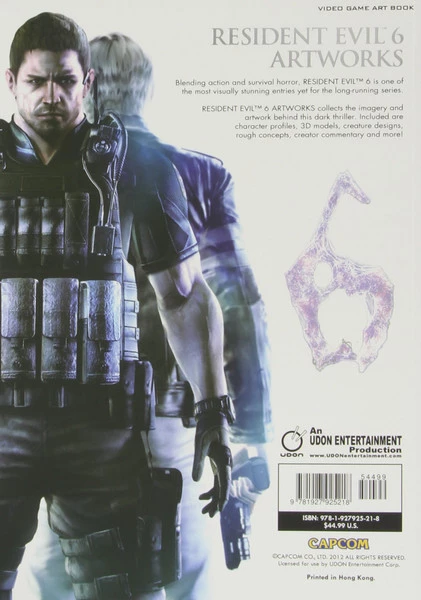 UDON ENTERTAINMENT Resident Evil 6: Artworks Artbook 4 UDON ENTERTAINMENT Resident Evil 6: Artworks Artbook - Image 2