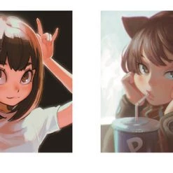 PIE INTERNATIONAL MOMENTARY The Art Of Ilya Kuvshinov Artbook -Art Books Sales 9784756248756 artbook momentary the art of ilya kuvshinov sample2
