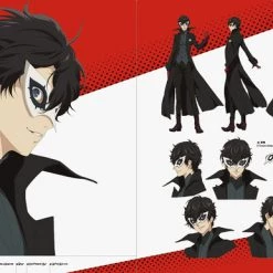 PIE INTERNATIONAL PERSONA5 The Animation Material Book -Art Books Sales 9784756252128 art book persona5 the animation material book sample2