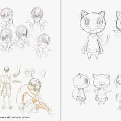 PIE INTERNATIONAL PERSONA5 The Animation Material Book -Art Books Sales 9784756252128 art book persona5 the animation material book sample5