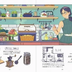 PIE INTERNATIONAL Rooms An Illustration And Comic Collection By Senbon Umishima Artbook -Art Books Sales 9784756254788 artbook rooms an illustration and comic collection by senbon umishima sample3