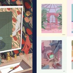 PIE INTERNATIONAL Neo Retro Illustrations Artbook -Art Books Sales 9784756256560 artbook neo retro illustrations sample4