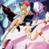 NOZOMI ENTERTAINMENT Dirty Pair Kickstarter Damocles Tower Background Ver Character Designer Dokite Exclusive Artwork Lithograph -Art Books Sales DIRTYPAIRKICKSTARTER21 merchandise dirty pair kickstarter damocles tower background version lithograph primary